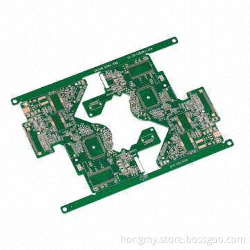 Multi-layered PCB with Immersion Gold Thick Copper, Green Solder Mask